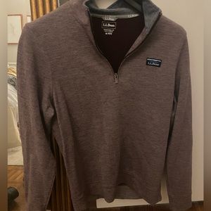 Men's Comfort Stretch Piqué Quarter Zip Pullover, Long-Sleeve